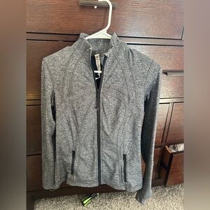 lululemon athletica Heather Gray Full-Zip Utility Jacket